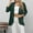 Green, variant on Floenr Women's Plus Size Tops,Women's 3/4 Sleeve Fashion Casual Comfortable Solid Color Cardigan Top Blouse