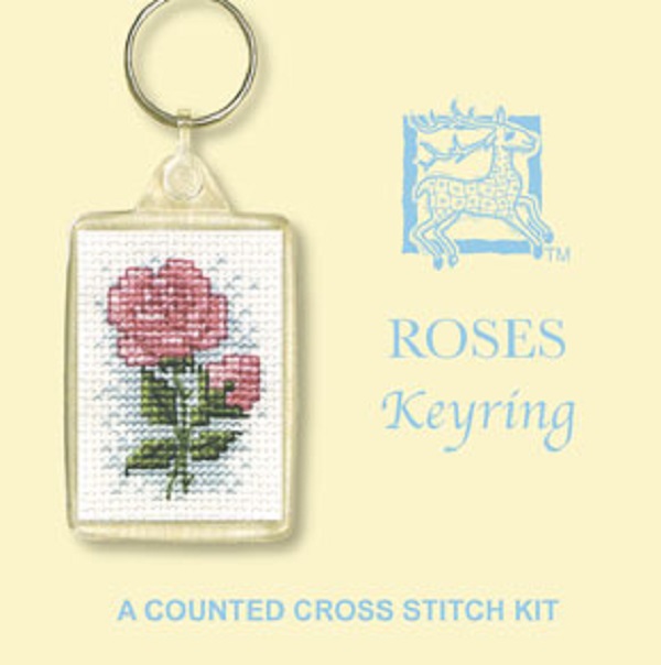 Mackintosh Rose Textile Heritage Counted Cross Stitch Kit Coaster Kit