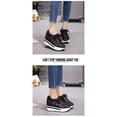 thumbnail image 4 of Inner heightening women's shoes summer fashion lace breathable mesh platform shoes lightweight comfortable casual, 4 of 4