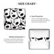 thumbnail image 5 of Balery Cute Panda Face Porta Pañuelos de Cuero con Estampado – Funda Moderna Cuadrada para Caja de Pañuelos, Dispensador 5x5x5'', 5 of 7