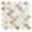 Brown Beige, variant on Faux Blue Agate Arabesque Peel and Stick Wall Tiles, 12" x 12"