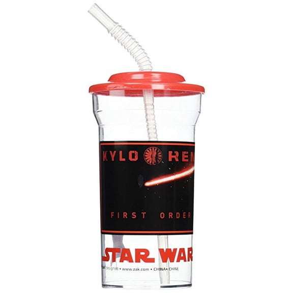 Disney Star Wars The Force Awakens Sports Tumbler with Lid & Straw (2 Pack)