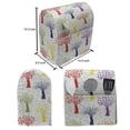 thumbnail image 4 of Nature Stand Mixer Cover, Repeated Print of Sparrows Settled Colorful Cartoon Trees Bird Patterns, Kitchen Appliance Organizer Bag Cover with Pockets, 5 Quarts, Indigo and Multicolor, by Ambesonne, 4 of 4