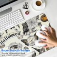 thumbnail image 4 of Long Mouse Pads for Desk,Beige Halloween Skull Pumpkin Pattern Desk Mats on Top Of Desks, Desk Mouse Pad Extra Large with 3mm Non-Slip Base and Stitched Edge for Gaming,Office,Work,Home 35.4"x15.7", 4 of 6