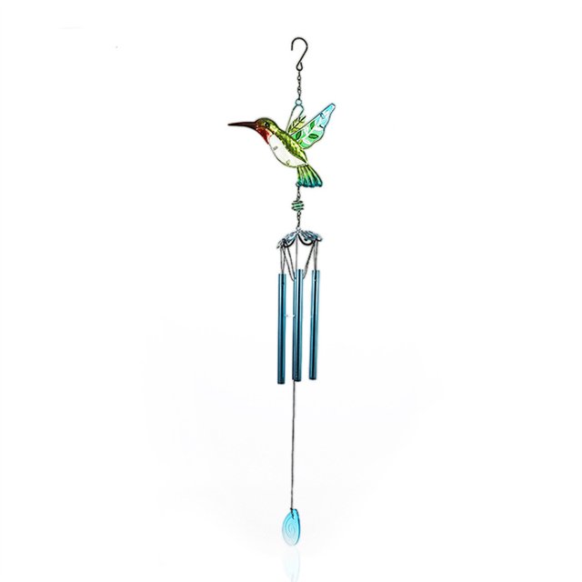 Wosthever Colgante carillón de viento puerta Windchime césped colgante Windbell decoración jardín paisaje interior ornamento inauguración de la casa Decoración del hogar Wosthever HA035431-00