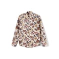thumbnail image 3 of Michellecmm Men’s Shirt, Long Sleeve Turn-down Collar Button-down Shirt Flower/Leaves Print Fall Casual Tops Streetwear, 3 of 9