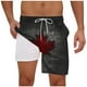 thumbnail image 1 of Pantalones Cortos para Hombre de Cintura Elástica con Bolsillos Pantalones de Playa de Impresión Casual, Poliéster Ligero de Moda para la Primavera Verano Al Aire Libre Y el Uso Diario, 1 of 5