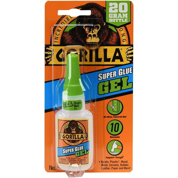 Gorilla 7700104 Super Glue Gel, 1-Pack