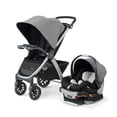 thumbnail image 1 of Chicco Bravo 3-in-1 Trio Travel System, Quick-Fold Stroller with KeyFit 30 Infant Car Seat and base | Camden/Black, 1 of 5