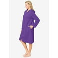 thumbnail image 3 of Dreams & Co. Plus Size Short Hooded Sweatshirt Robe, 3 of 6