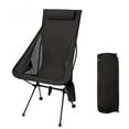 thumbnail image 2 of Chaise de Camping Pliante Légère, Chaise de Camping Portable à Dossier Haut avec, 2 of 8