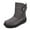 Grey, variant on Woobling Ladies Winter Bootie Mid Calf Snow Boots Plush Lined Waterproof Boot Non-Slip Warm Booties Work Comfort Walking Shoes Blue 10