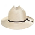 thumbnail image 2 of Open Road Shantung Straw Western Hat - 7.125 - Silverbelly, 2 of 6