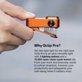 thumbnail image 3 of Linterna OLIGHT Oclip Pro EDC 500 lúmenes recargable, 3 of 9