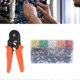 thumbnail image 2 of HSC8 6-4 Self-Adjusting Ratchet Crimping Pliers + 800 Pre-Insulated Tube Terminals, 2 of 3