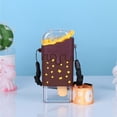thumbnail image 3 of Wovilon Coffee Cups Beautiful Plastic Ice Cream Bottle With Straw Strap, Leak Proof Kettle, Bpa Free, 3 of 6
