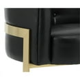 thumbnail image 6 of Sunpan Karissa 17" Contemporary Leather Lounge Chair in Cantina Black, 6 of 8