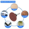 thumbnail image 4 of Lzvxtym Round Sanding Discs Kit 2inch Reusable Sand Paper Set 60/80/120 Grit Durable Grinding Sandpaper with Back Pad Vehicle Sanding Sand Paper for Power Tool Sander, 4 of 7