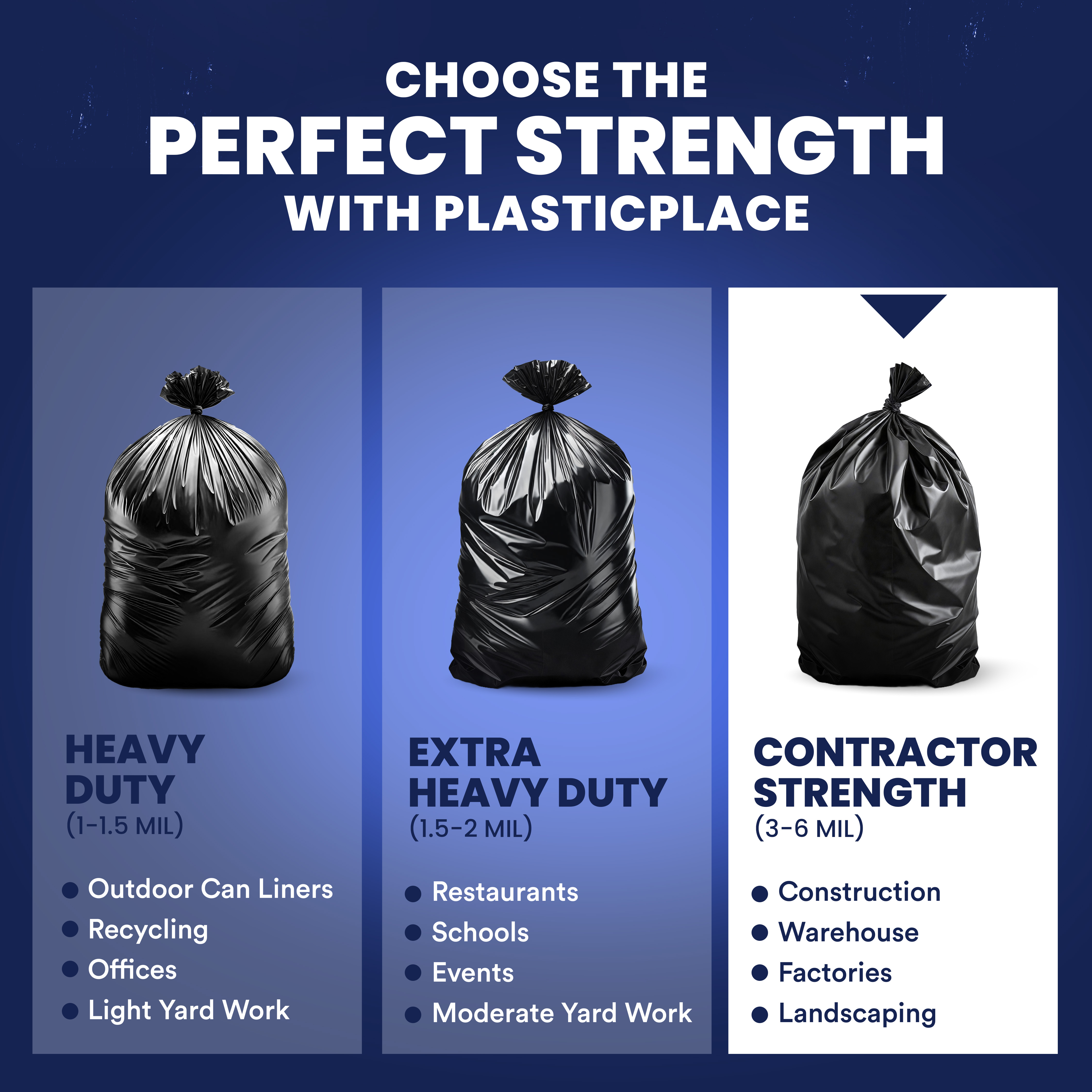 Plasticplace 64-65 Gallon Trash Bags for Toter, 25 Count photo 7