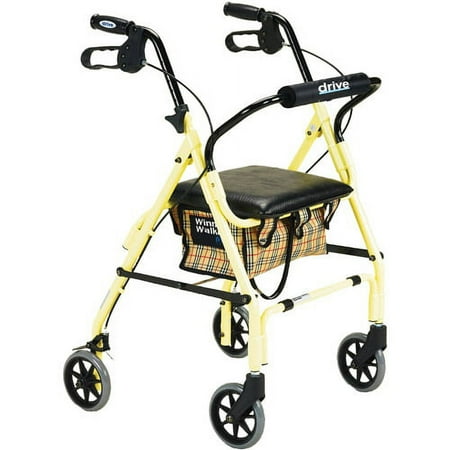 Mimi Lite Deluxe Aluminum Rollator-Color:Beige