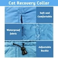 thumbnail image 4 of HUGFEGWE Collier de Récupération pour Chat, Cône Réglable Doux, Chaud et Imperméable, Respirant, Léger, Collier Elizabeth pour Chat, Chaton, Petit Chien, après Chirurgie pour Arrêter de Lécher AZ824-3570, 4 of 7