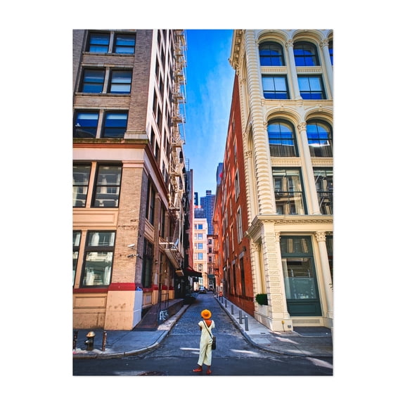 Between the Buildings - Manhattan New York Photography Unframed Wall Art Print 5 x 7 inches