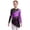 Violet, variante sur renvena Justaucorps de Gymnastique Rythmique pour Fille Justaucorps de Ballet à Jupe avec Empiècement en Maille Patinage Artistique sur Glace Noir 8