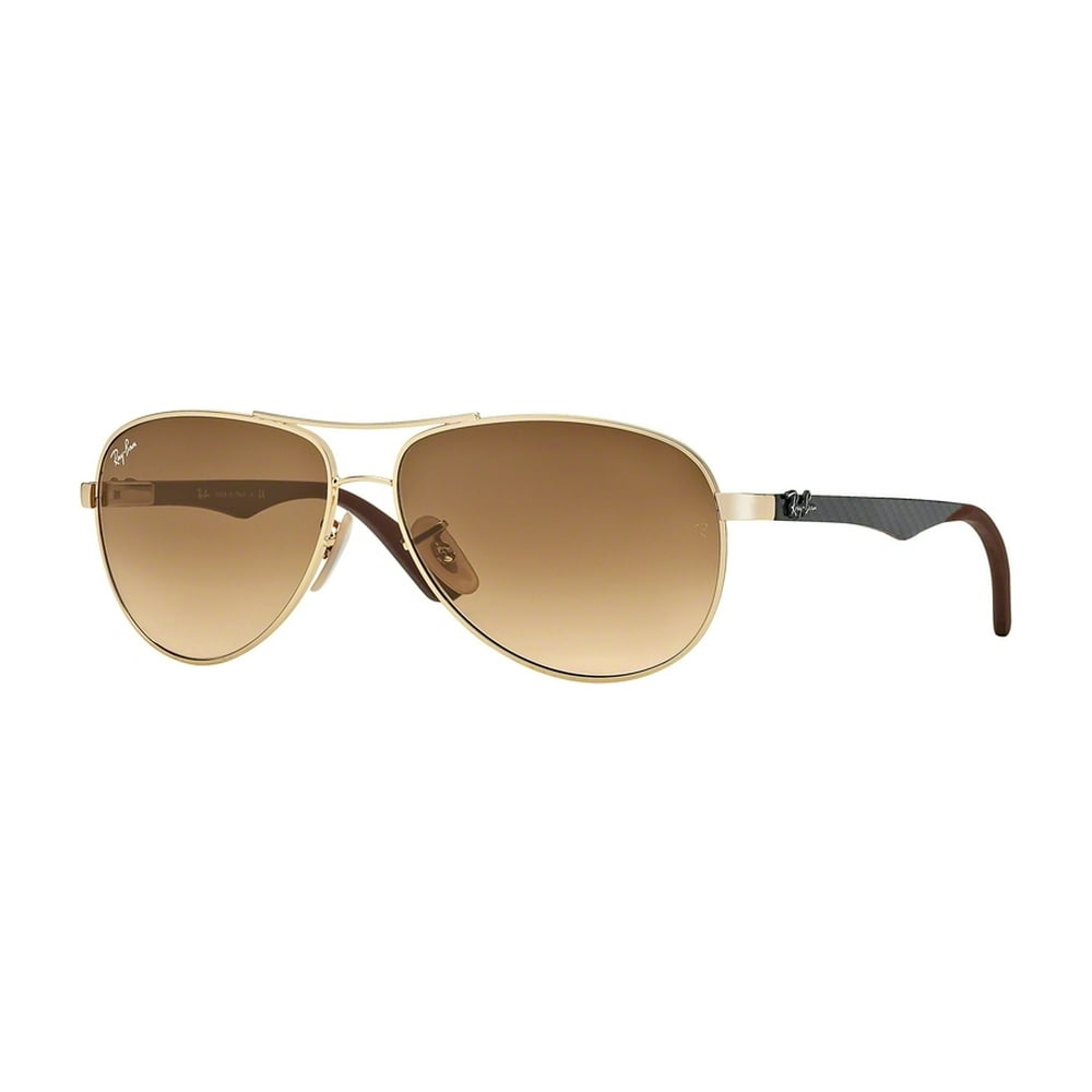 RayBan Rayban Carbon Fibre Frame Brown Gradient Lens Men's