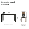 thumbnail image 3 of Juego de Comedor con Mesa y 6 Sillas Madesa Medelin NM, 3 of 9