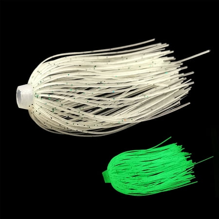 5 pcs/lot 88 Strands 64mm Silicone Skirts Elastic hole Umbrella skirts Fishing Accessories Buzzbaits Spinner Buzz Bait 73-036