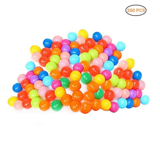 Bola Colorida De Plástico Suave Bola De Océano Divertido Bebé Chico Piscina De Agua De Juguete 200 Unids/Set 2,1 Pulgadas Noticed FN003589-00