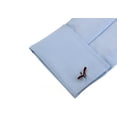 thumbnail image 3 of Zapato de tacón alto rojo Cuff Links para hombre y mujer, 3 of 3