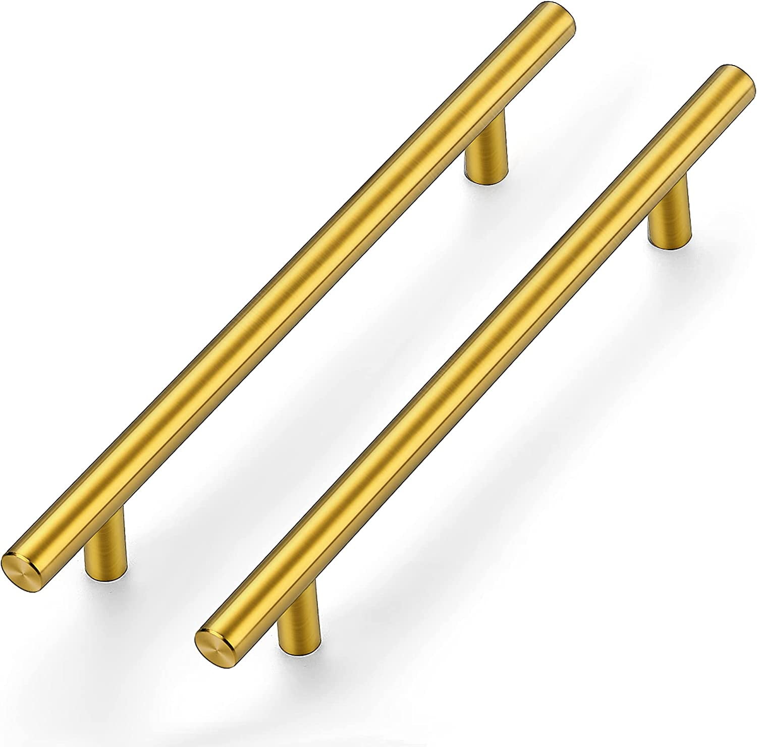 Zoizocp Gold Handles 20 Pack 61/4 Inch Pulls Brushed