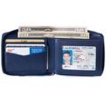 thumbnail image 2 of Alpine Swiss Mens Womens RFID Blocking Zipper Wallet Leather Zip Around Bifold, 2 of 6