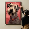 thumbnail image 4 of Irish Wolfhound Dogs Wall Art, Lovely Dog Canvas Art, Home living room décor, Pets Canvas - Dog Gift Valentines Day for Him and Her, 4 of 4