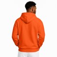 thumbnail image 5 of Fleece Hoodie Pullover Men Stylish Casual Long Sleeve Drawstring Hoodies Winter Workout Classic Fit Hooded Sweatshirt Orange L, 5 of 5