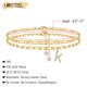 thumbnail image 2 of Brazalete Ursteel Initial K chapado en oro de 14 quilates, ajustable, 8.5 pulgadas, 2 of 6