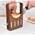 thumbnail image 1 of Bread Slicer Adjustable Toast Slicer Cutting Guide for Homemade Bread Manual Loaf Cutter Machine Sandwich Maker, 1 of 5
