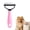Pink-L, variant on NCQ Pet Pro Grooming Tool, Dematting Comb for Dogs and Cats, Undercoat Rake Pet Brush for Long Hair, Deshedding Dog Brush Removes Tangles Knots and Loose Fur (Blue-L)