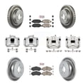 thumbnail image 1 of Transit Auto Front Rear Disc Brake Caliper Coated Rotors and Ceramic Pads Kit (10Pc) for Car Dodge Nitro KCG-102118N, 1 of 11