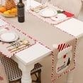 thumbnail image 4 of Camino de mesa de fiesta de Navidad Mantel de comedor Papá Noel Ambiente de vacaciones Adorno de escritorio Decoración de hotel Artesanía Papá Noel Vogacara HA009110-01, 4 of 6
