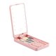 thumbnail image 2 of LED Lighted Makeup Cosmetic Mirror with Makeup Brushes Travel Folding Makeup Mirror Box Portable Compact Mirror, 2 of 4