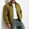 thumbnail image 5 of LIaqionyy Big and Tall Jackets Men's Full Zip Lightweight Collar Jacket Casual Golf Business Fall Coat with Pockets, 5 of 7