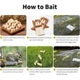 thumbnail image 4 of 32" Live Animal Traps,Humane Animal Trap for Stray Cats up to 16.5 pounds, Raccoons, Squirrel, Skunk, Mole, Groundhog, Armadillo, Rabbit,Steel Foldable with Pedal Triggers, 4 of 6