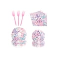 thumbnail image 2 of Bonixoom Butterflies Birthday Party Supplies Colorful Tableware Set Of Disposable 7 Inch Plates 10pcs 9 Inch Plates 10pcs Tableware Napkins 20pcs Tableware, 2 of 9