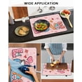 thumbnail image 5 of Large Induction Cooktop Protector Mat Valentine's Day Stove Top Covers for Electric Stove, Colorful Love Gnomes Modern Romantic Decorative Stove Burner Cover Mats, Glass Top Stove Cover, 5 of 7
