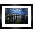 thumbnail image 1 of Over the Rhone (Nuit Étoilée) Impression Encadrée par Vincent van Gogh, 1 of 6