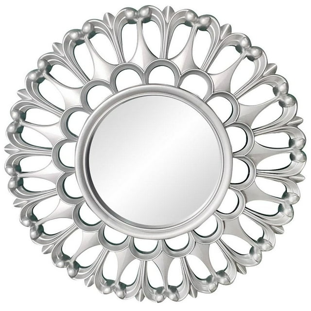 Decorative Wall Mirror - Small Mirrors 9.8x9.8 Inch Circle Mirror for Bedroom Livingroom Hallway Entryway B
