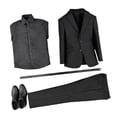 thumbnail image 2 of arctrm 1/6 Action Figure Clothes Dressing up Costume Accessory Movable Doll Clothes Black, 2 of 10
