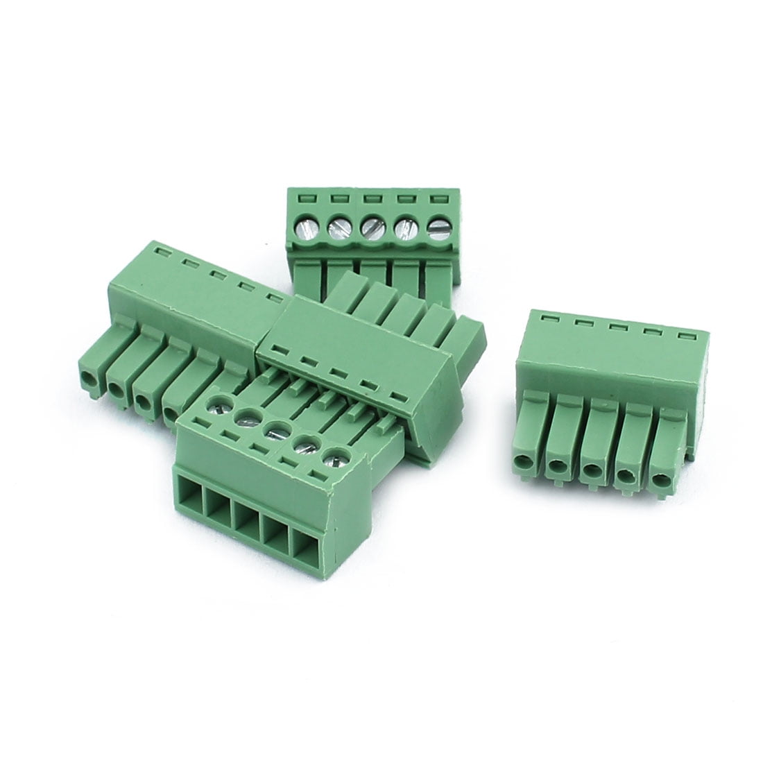 5Pcs 300V KF2EDGK 3.5mm Pitch 5Pin PCB Screw Terminal Block Connector
